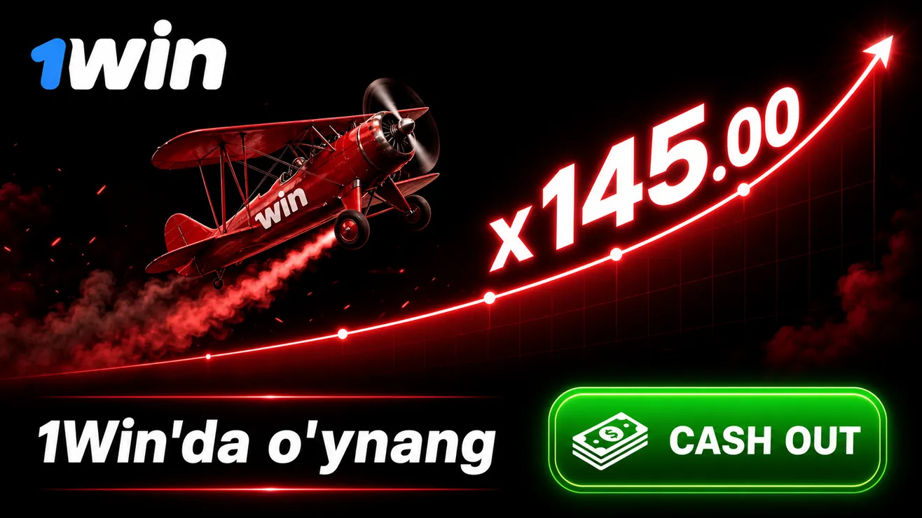 1Win Aviator o'yini — 500% bonus va kripto to'lov imkoniyatlari