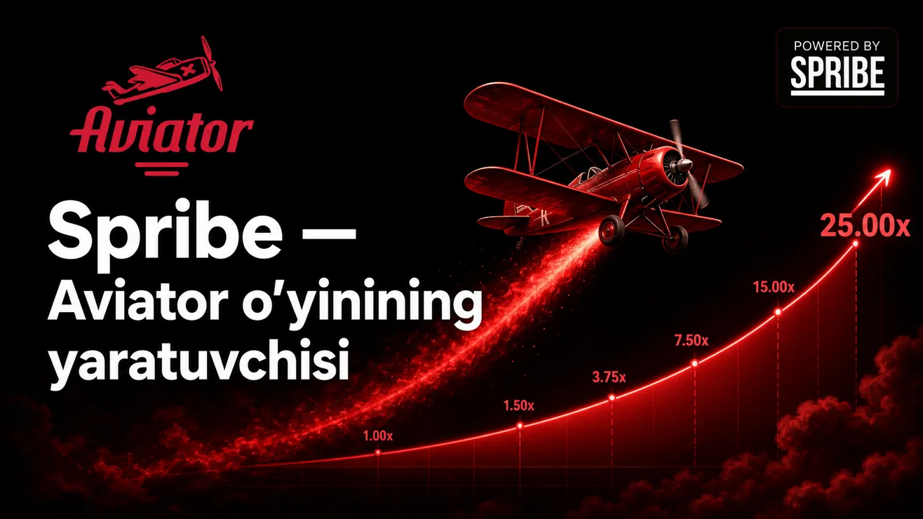 Spribe kompaniyasi — Aviator crash o'yini yaratuvchisi, UK GC litsenziya